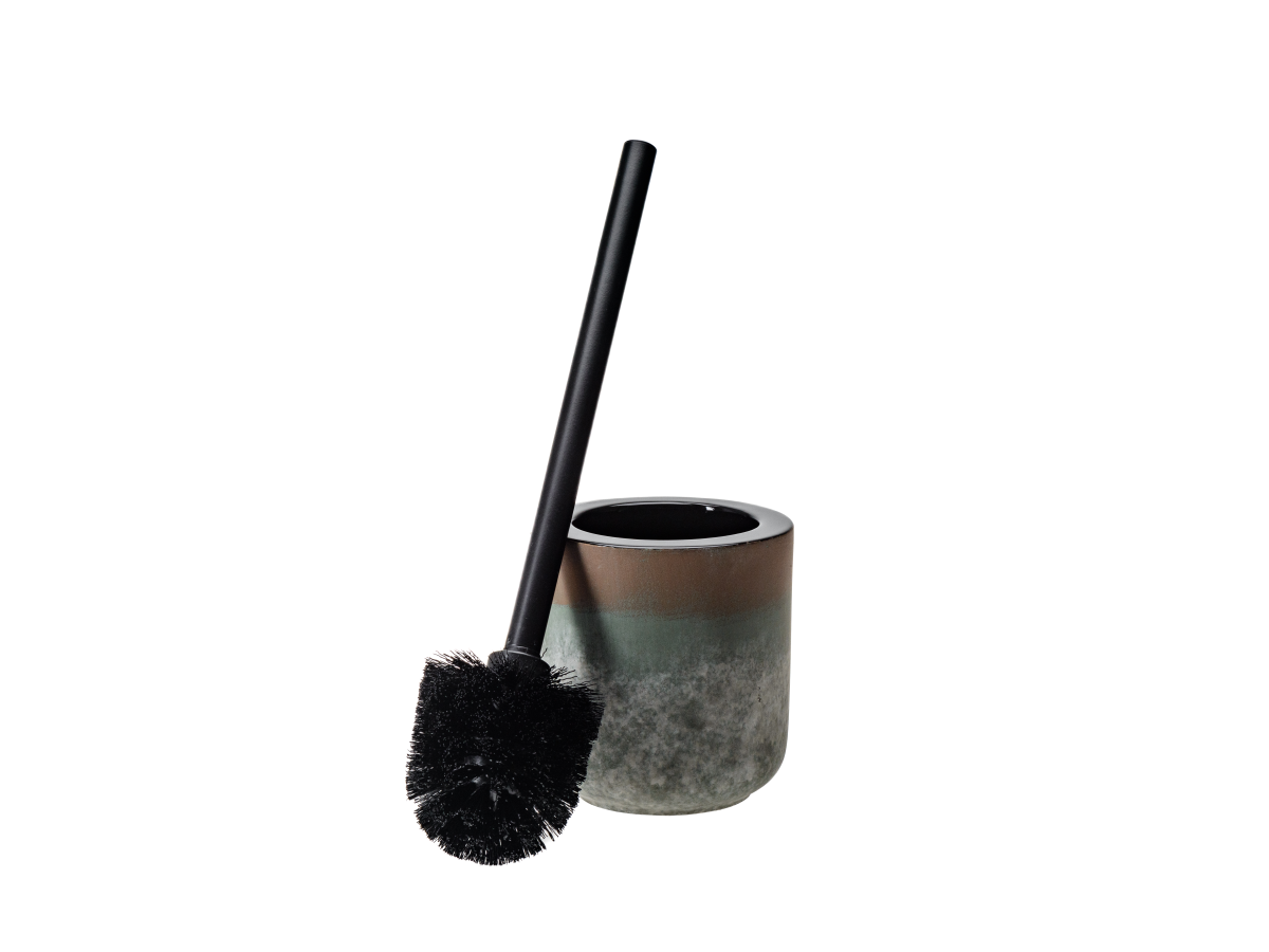 ЩЕТКА ДЛЯ WC в керамической подставке "Benson" 12,2*13/38 см (арт. BCE0484AA-TOH, код 276769)