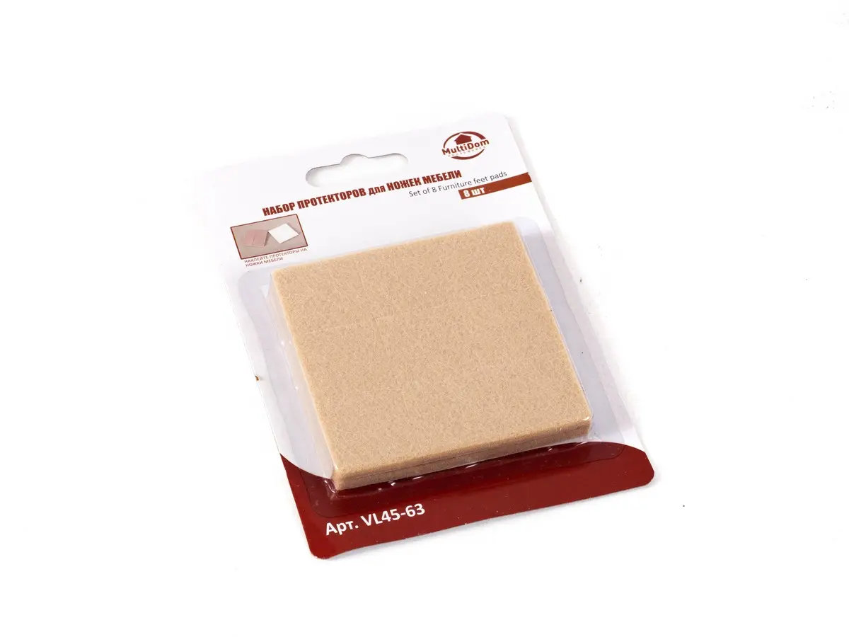 НАБОР НАКЛАДОК ЗАЩИТНЫХ пвх для мебели 18 шт. (арт. VL45-62, код 914769)