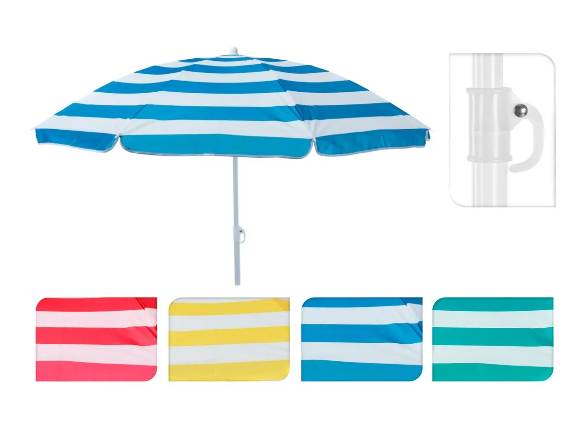 ЗОНТ ПЛЯЖНЫЙ складной диаметр 142 см (код 505192)