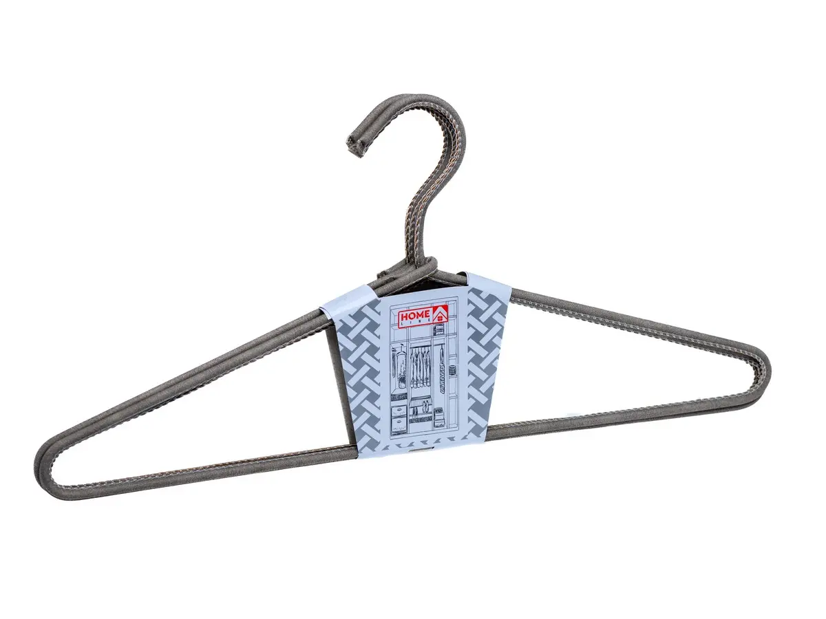 НАБОР ВЕШАЛОК ДЛЯ ОДЕЖДЫ металлических 3 шт. 43 см (арт. BB102096, код 274260)