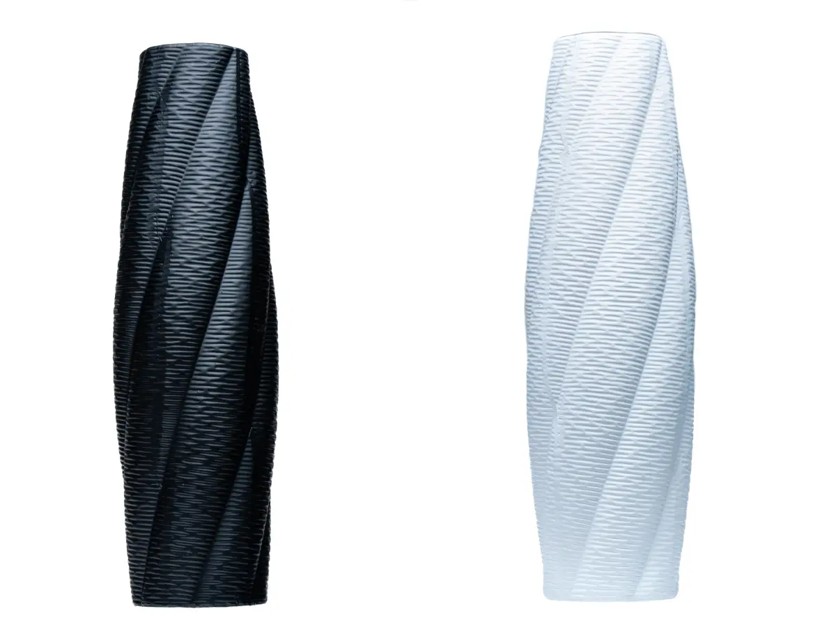 ВАЗА ДЛЯ ЦВЕТОВ керамическая "Объёмные полосы" 60 см (арт. 25096496, код 242498)