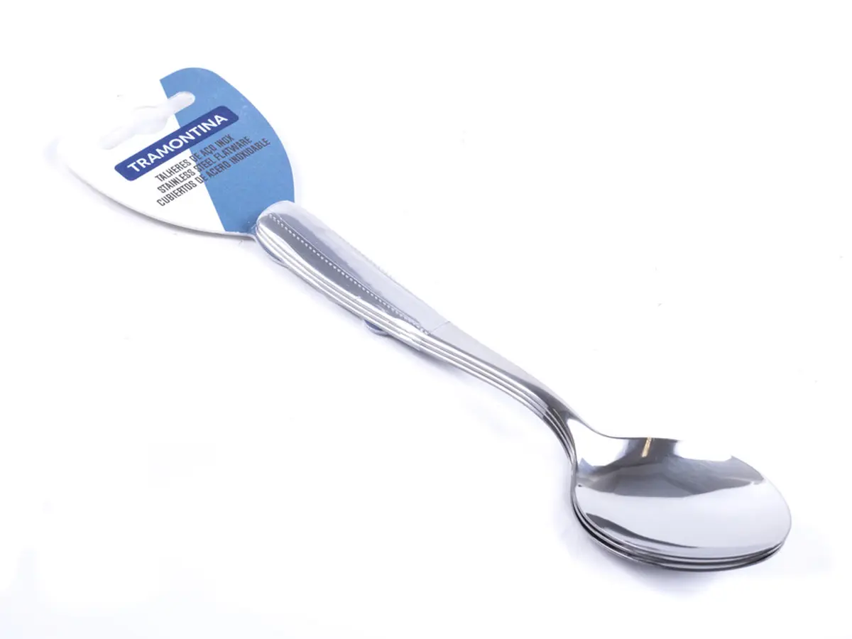 НАБОР ЛОЖЕК ДЕСЕРТНЫХ металлических "Amazonas" 3 шт. 17,7 см (арт. 66960045, код 095553)