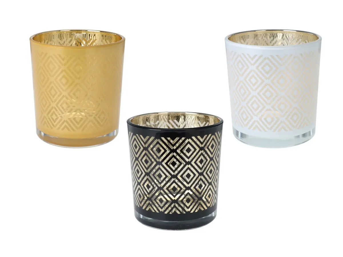 ПОДСВЕЧНИК стеклянный 7*8 см (код 006101)