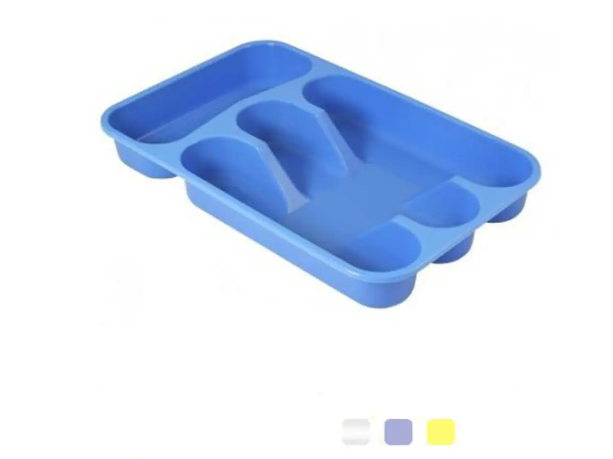 ЛОТОК ДЛЯ СТОЛОВЫХ ПРИБОРОВ пластмассовый "Селеста" 34*21 см (арт. С408, код 785019)