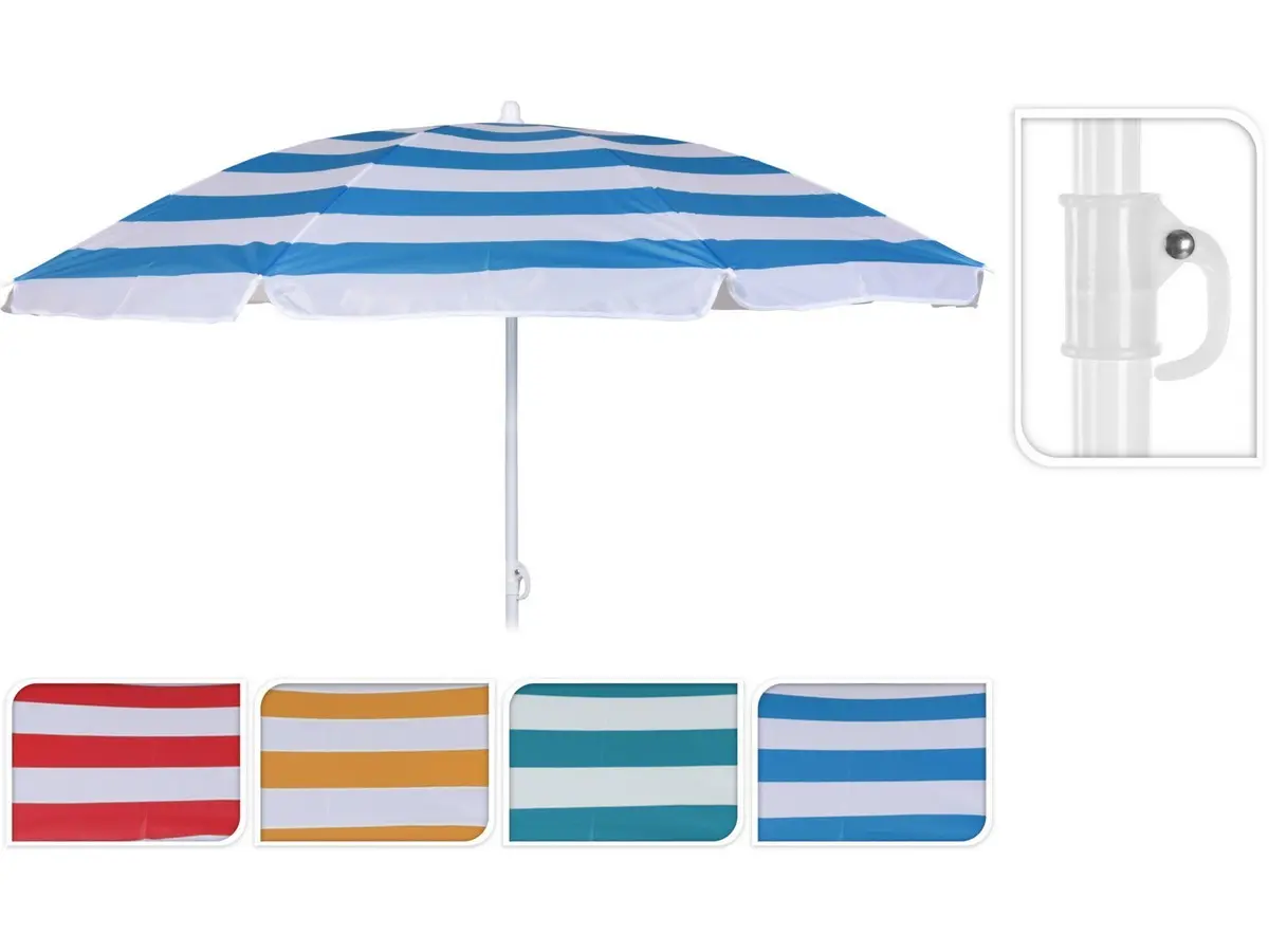 ЗОНТ ПЛЯЖНЫЙ складной д. 142 см (код 431104)