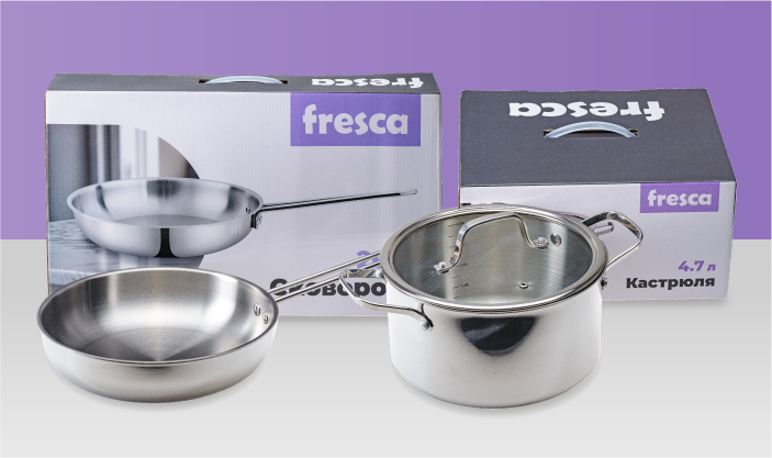 Новинка! Бренд Fresca: посуда для приготовления