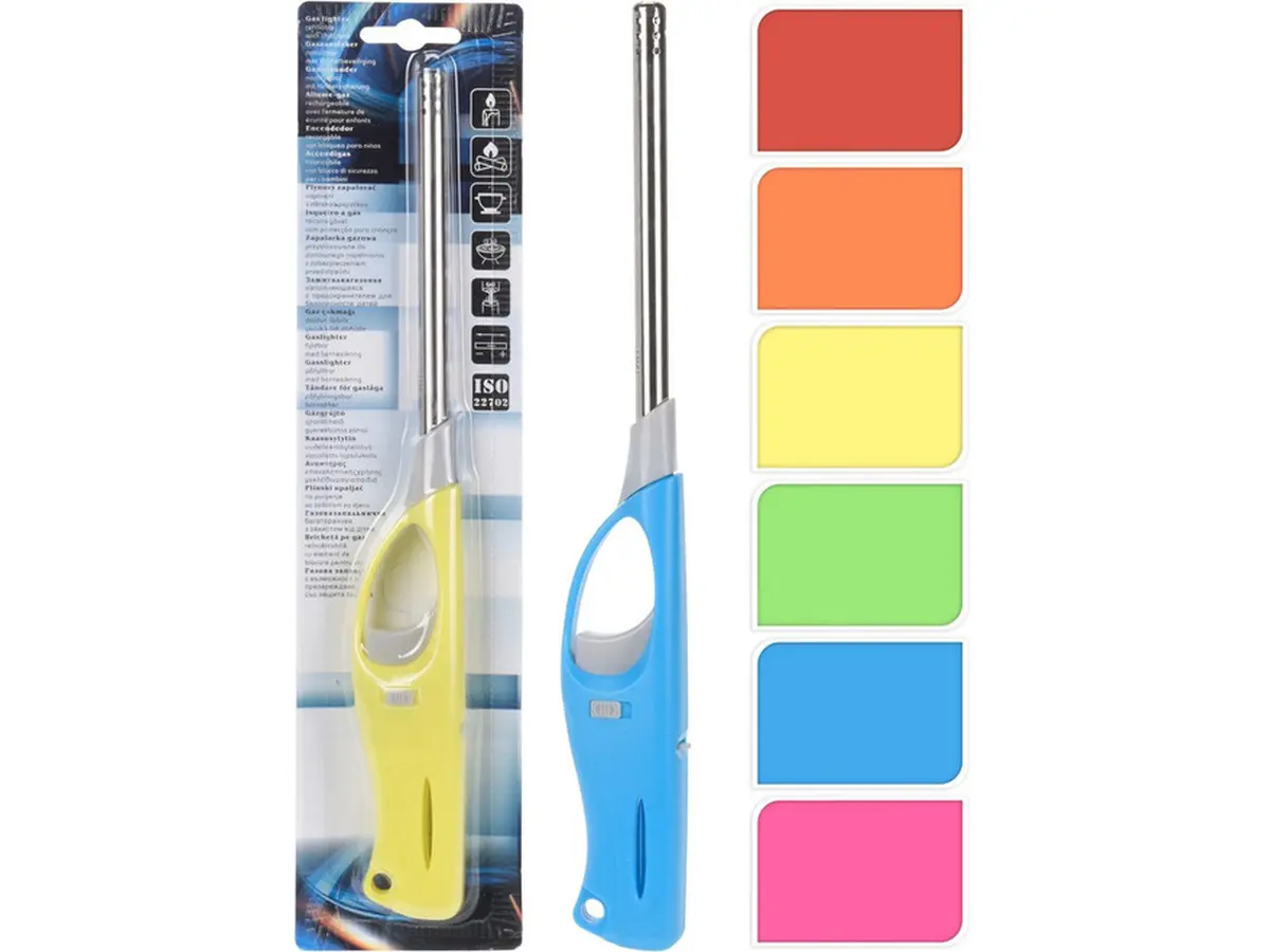 ЗАЖИГАЛКА ГАЗОВАЯ в пластмассовом корпусе 26,5 см (код 477645)