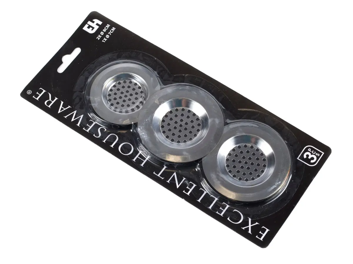 НАБОР ФИЛЬТРОВ ДЛЯ МОЙКИ металлических 3 шт. 8/8/7 см (код 800603)