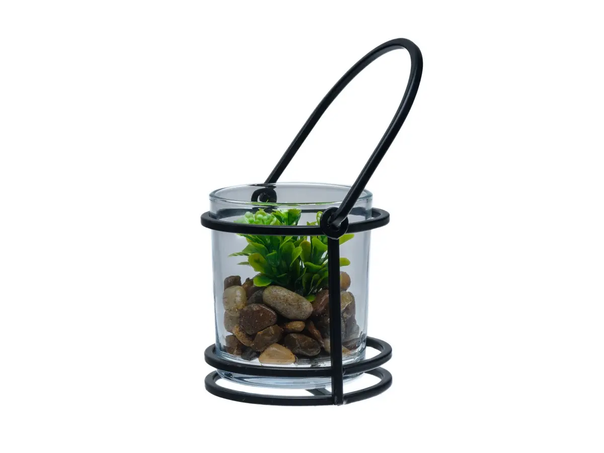 ЦВЕТОК искусственный в горшке 10*9 см (код 547079)