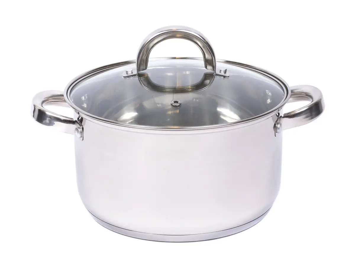 КАСТРЮЛЯ из нержавеющей стали со стеклянной крышкой 1,7 л/16 см (арт. GS-01211-16CA, код 200900)