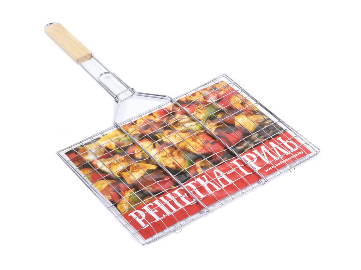 РЕШЕТКА-ГРИЛЬ металлическая 35*25 см (арт. 2004, код 102322)