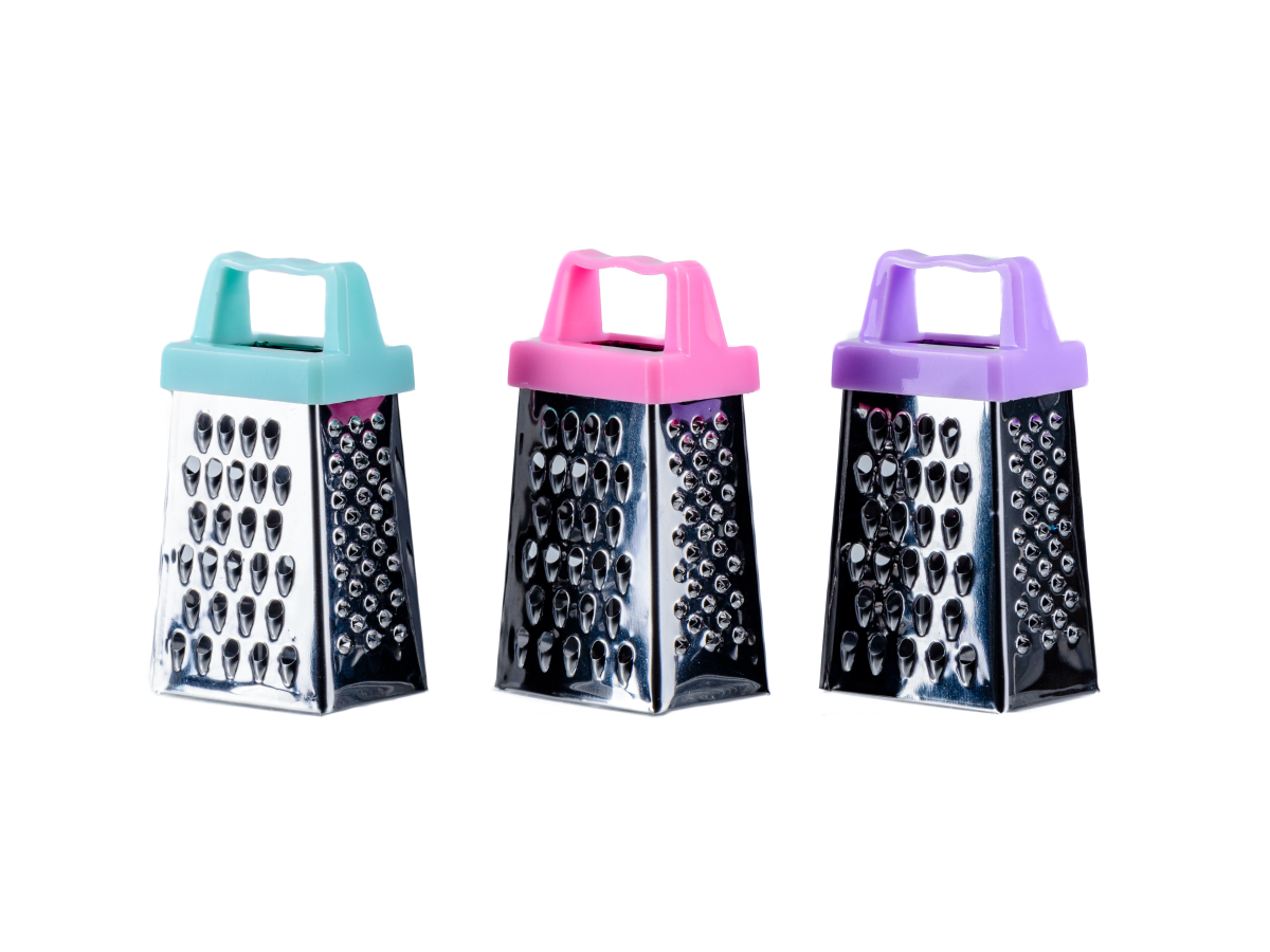 ТЕРКА металлическая 4-хгранная 4*3*7 см (арт. 991457a, код 210541)