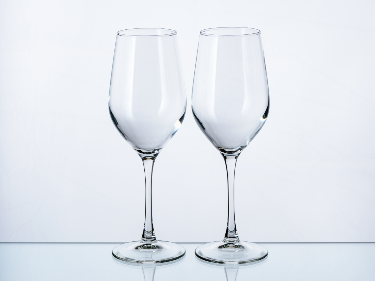 НАБОР БОКАЛОВ ДЛЯ ВИНА стеклянных "Селест" 2 шт. 450 мл (арт. O0598, код 058044)