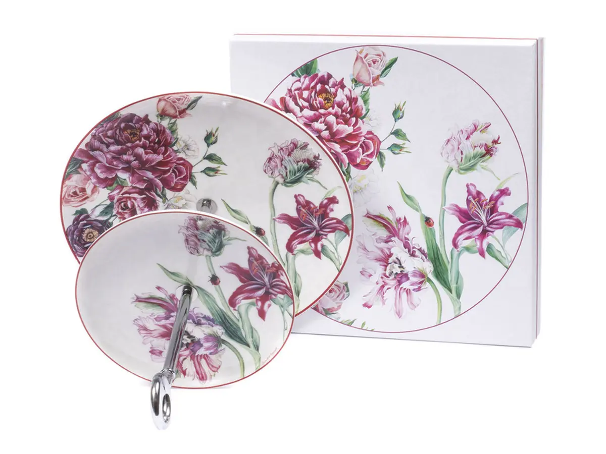 ГОРКА фарфоровая 2х-ярусная (арт. R2049T-D325, код 187409)