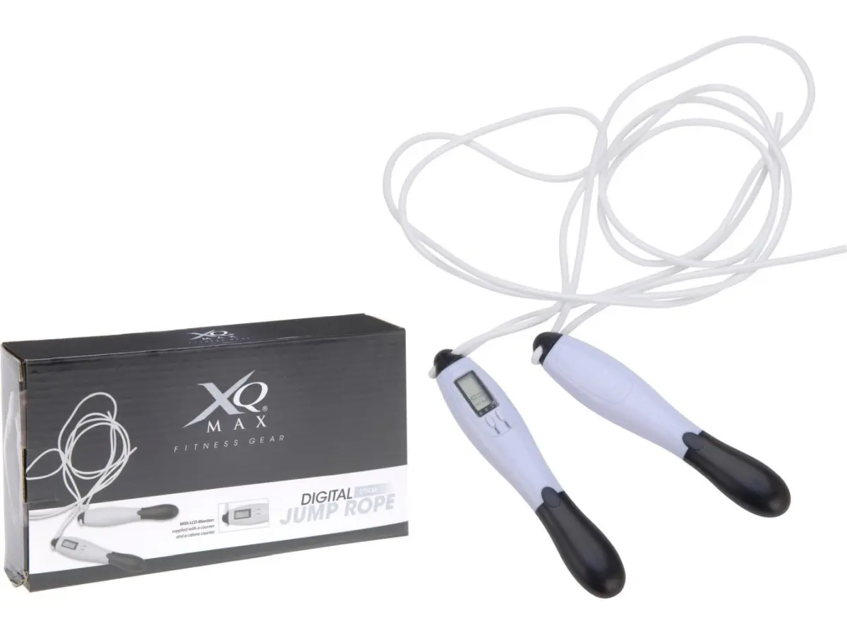 СКАКАЛКА пластмассовая с электронным счетчиком 2,75 м (код 023223) (работает от батареек)