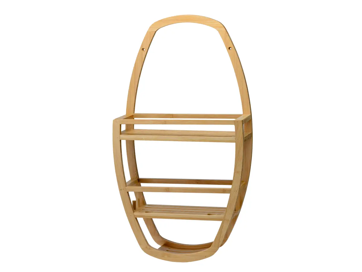 ПОЛКА ДЛЯ ВАННОЙ деревянная (бамбук) 33,5*12,7*61,5 см (арт. G17-XL046, код 272754)