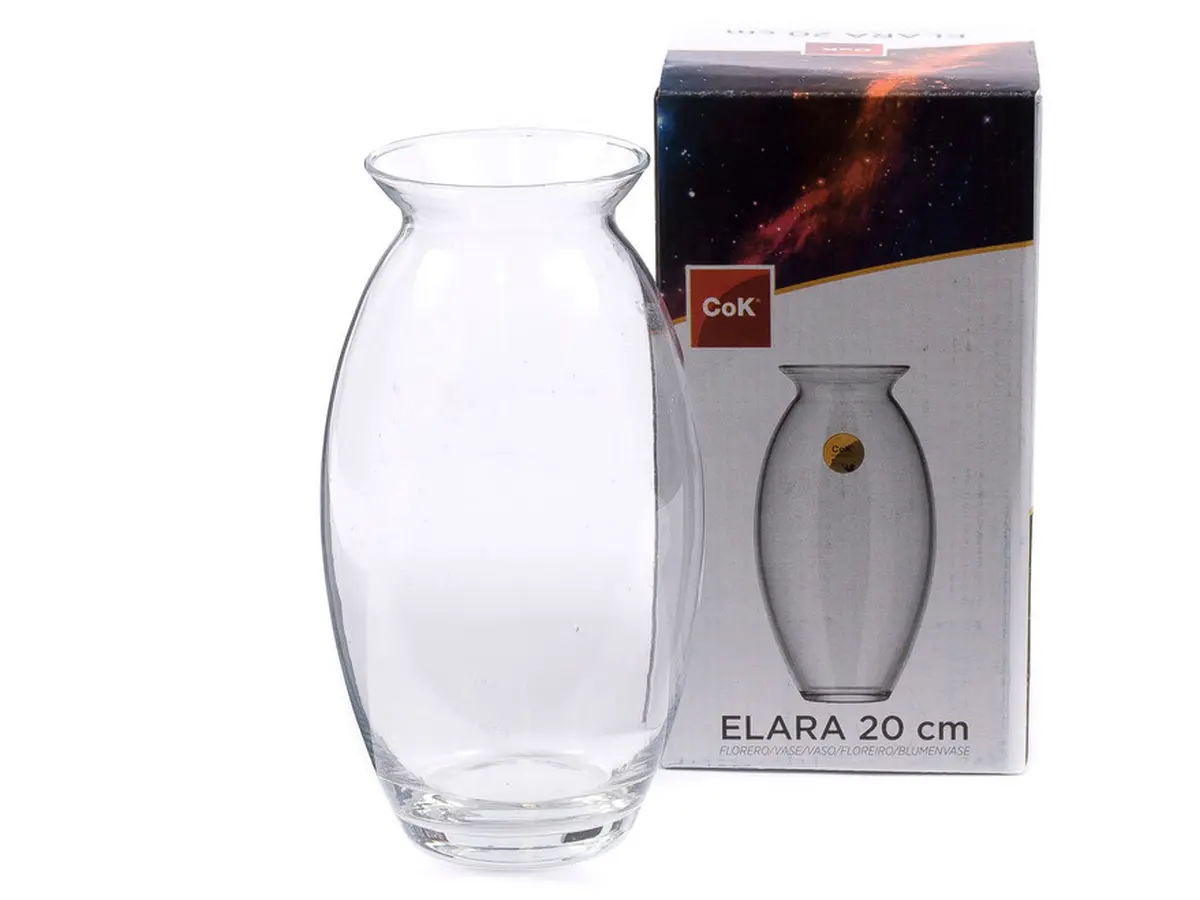 ВАЗА ДЛЯ ЦВЕТОВ стеклянная "Elara" 20 см (арт. 177-F2420, код 242266)
