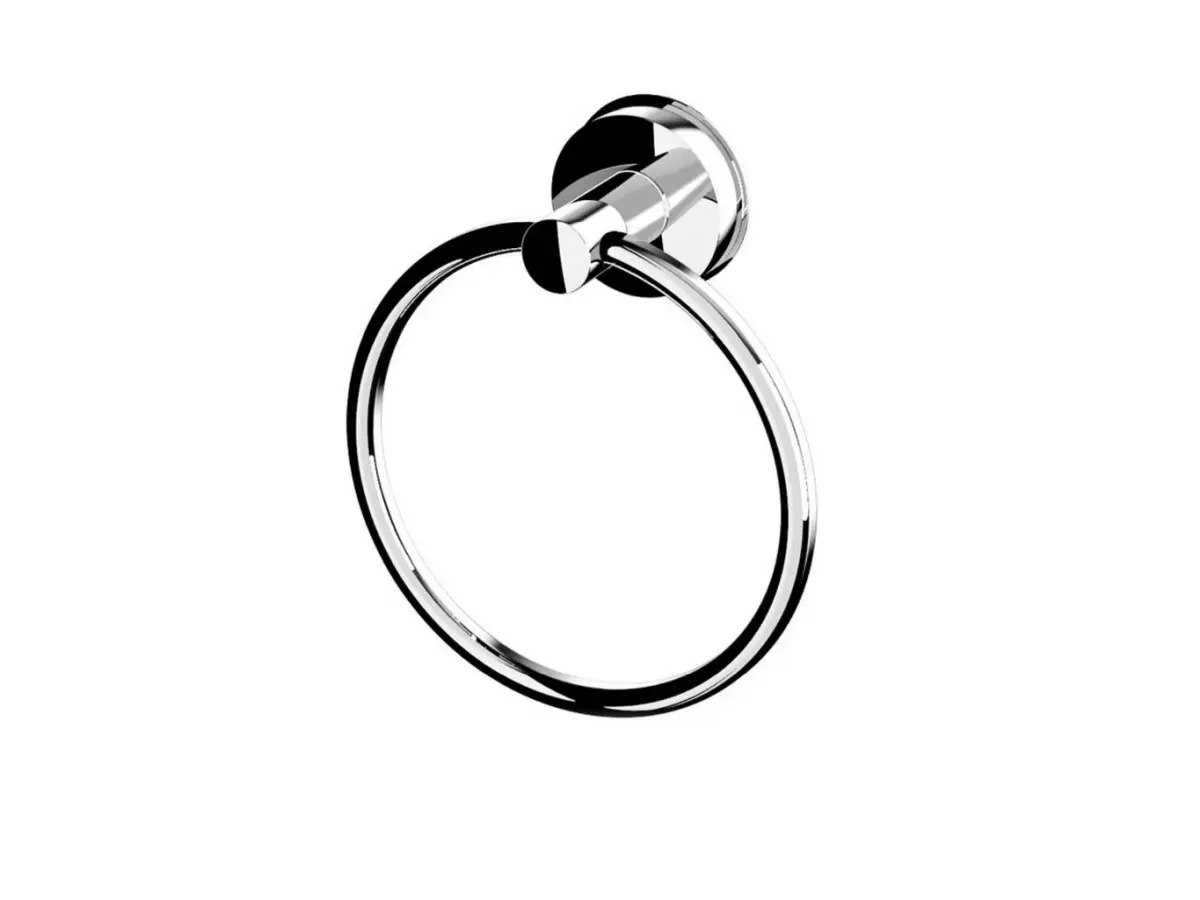 ВЕШАЛКА-КОЛЬЦО ДЛЯ ПОЛОТЕНЦА пластмассовое на присоске 18,5*7,2*21,4 см (арт. 12050100, код 120287)