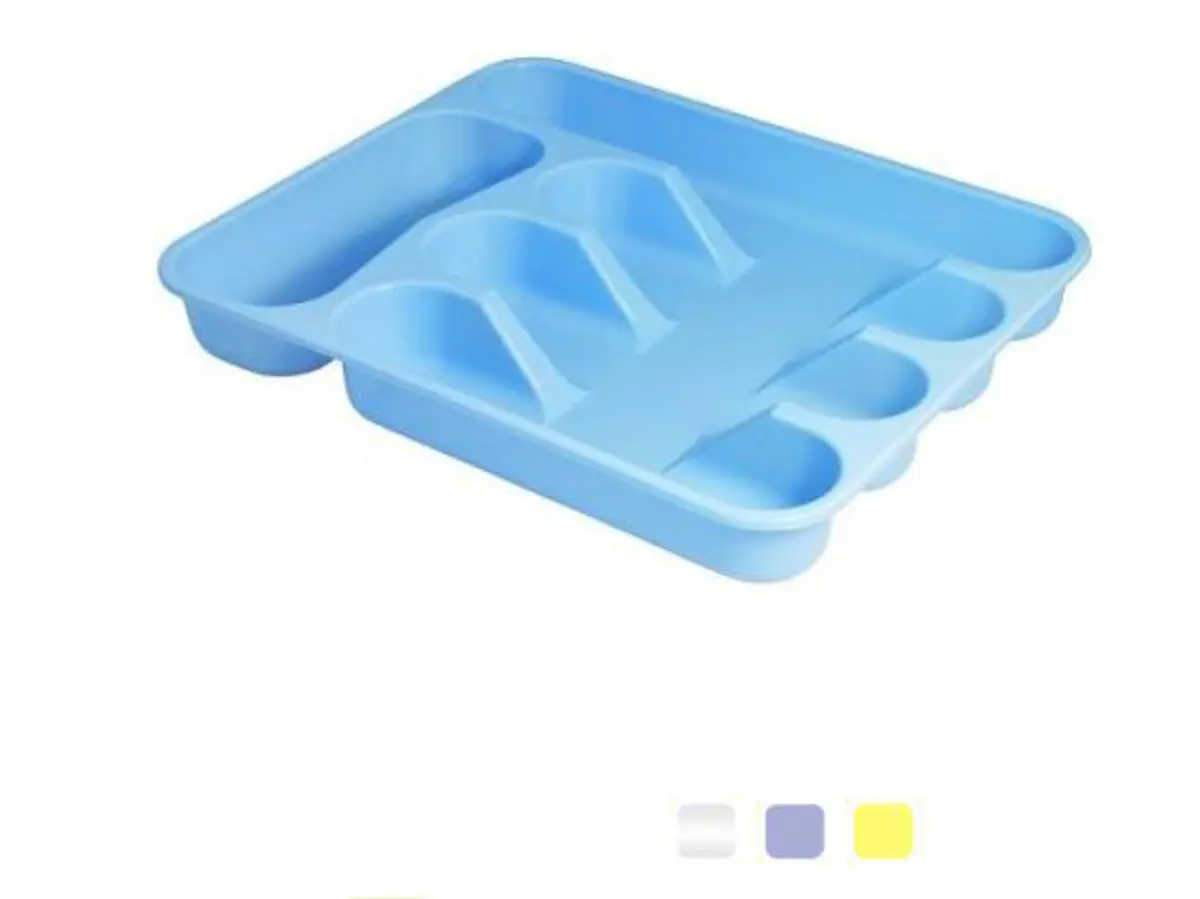 ЛОТОК ДЛЯ СТОЛОВЫХ ПРИБОРОВ пластмассовый "Селеста" 34*29 см (арт. С409, код 785002)