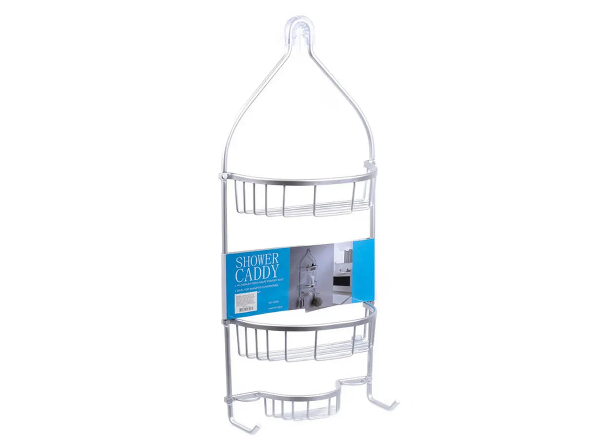 ПОЛКА ДЛЯ ВАННОЙ алюминиевая 2-хярусная (арт. ME12026, код 181261)