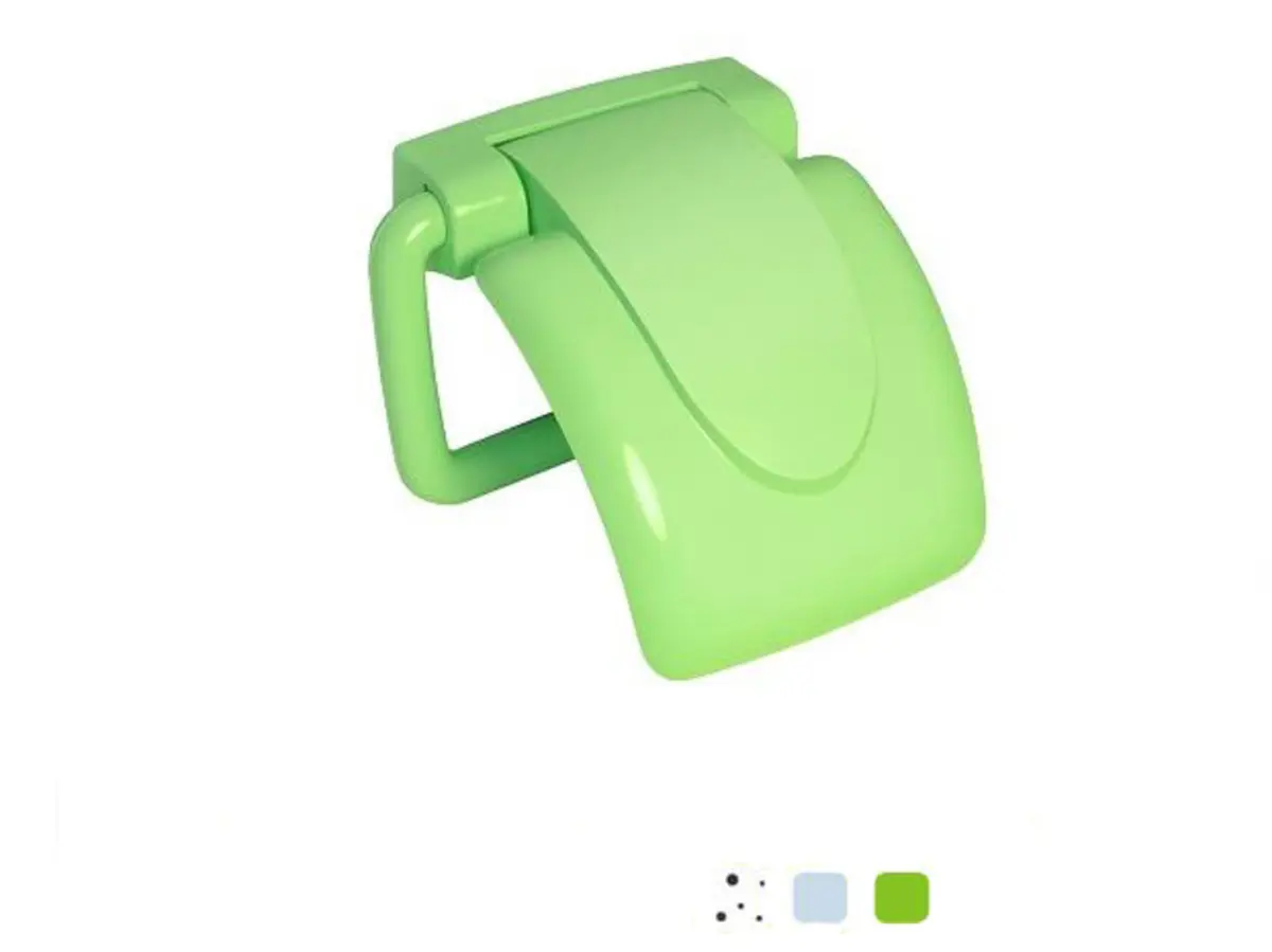 ДЕРЖАТЕЛЬ ДЛЯ ТУАЛЕТНОЙ БУМАГИ пластмассовый "Ролло" 16*16,3 см (арт. С335, код 785057)