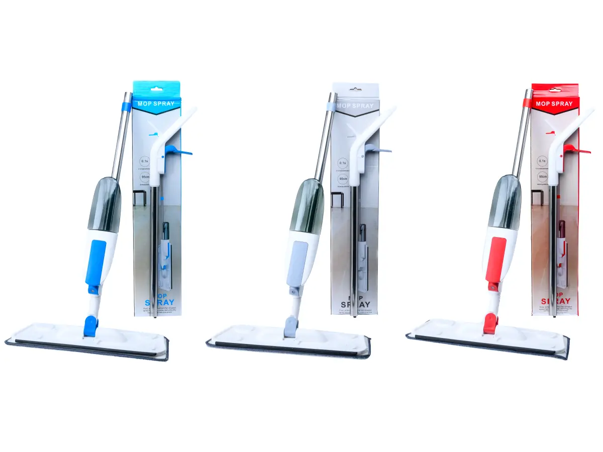 ШВАБРА пластмасса/металл 120 см с распылителем 350 мл (арт. SH23900, код 277414)
