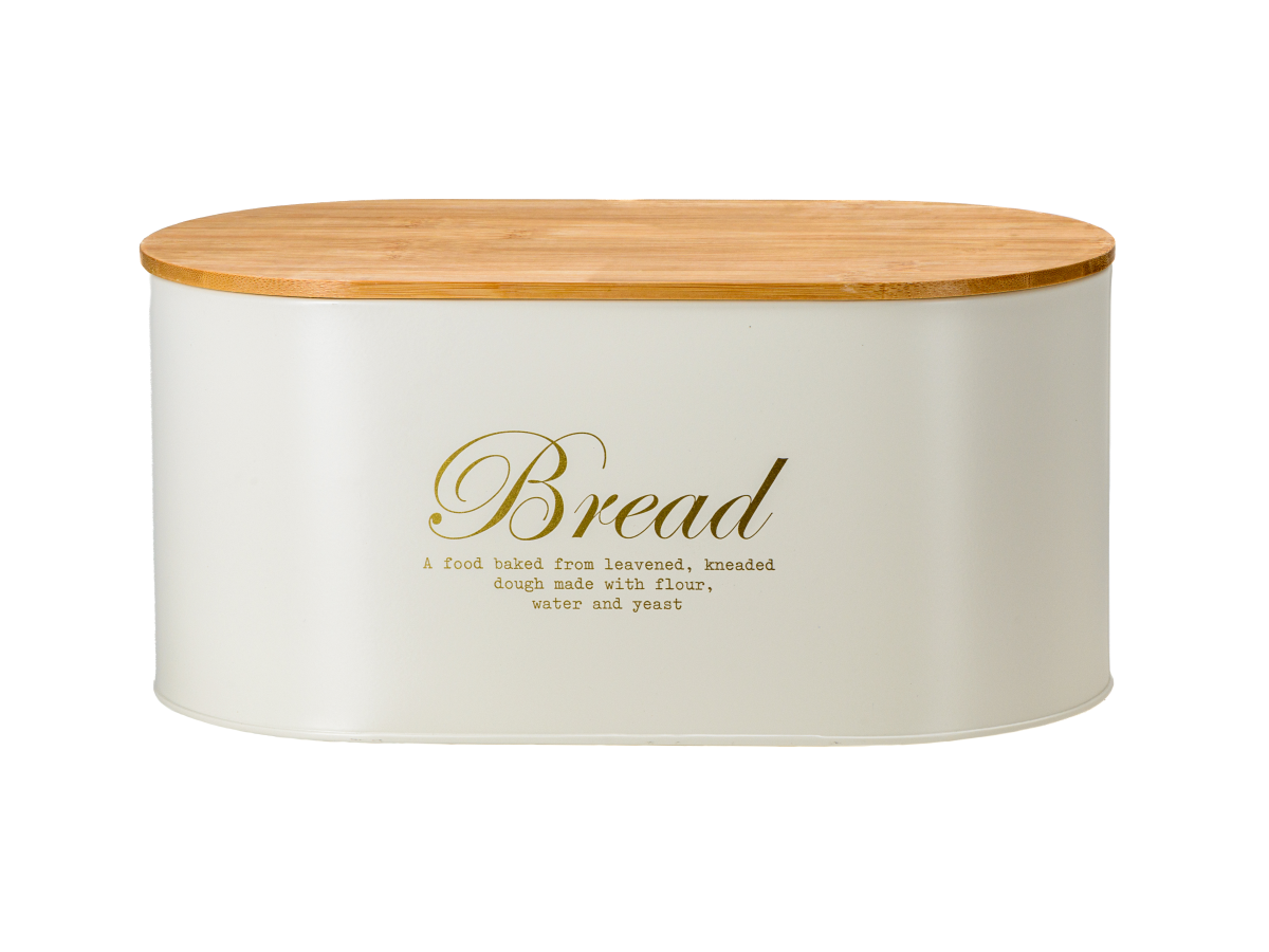 ХЛЕБНИЦА нержавеющая сталь/бамбук 33,5*17,6*15 см (арт. GS-03087E, код 294633)