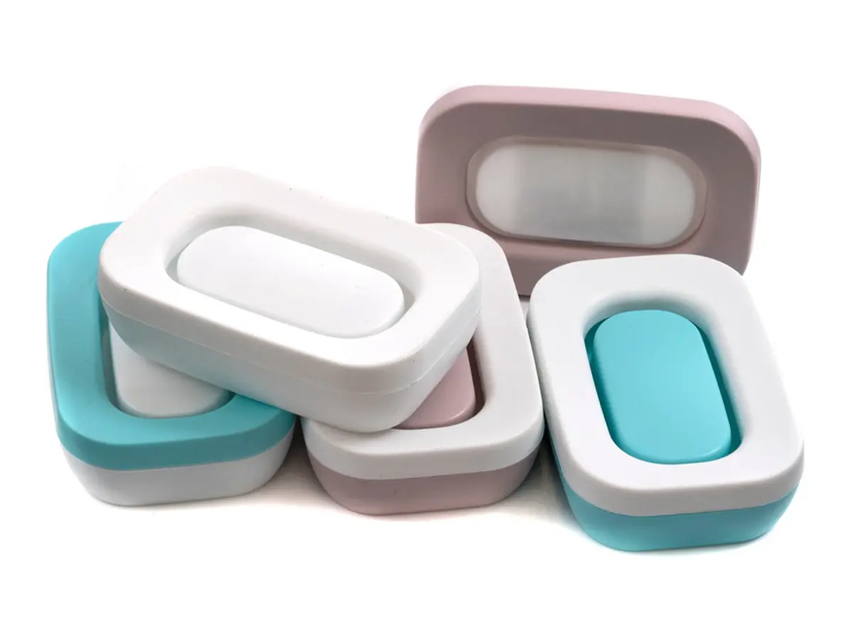 ПОДСТАВКА ДЛЯ МЫЛА пластмассовая "Эллиса" 11,9*7,9 см (арт. С843, код 903887)