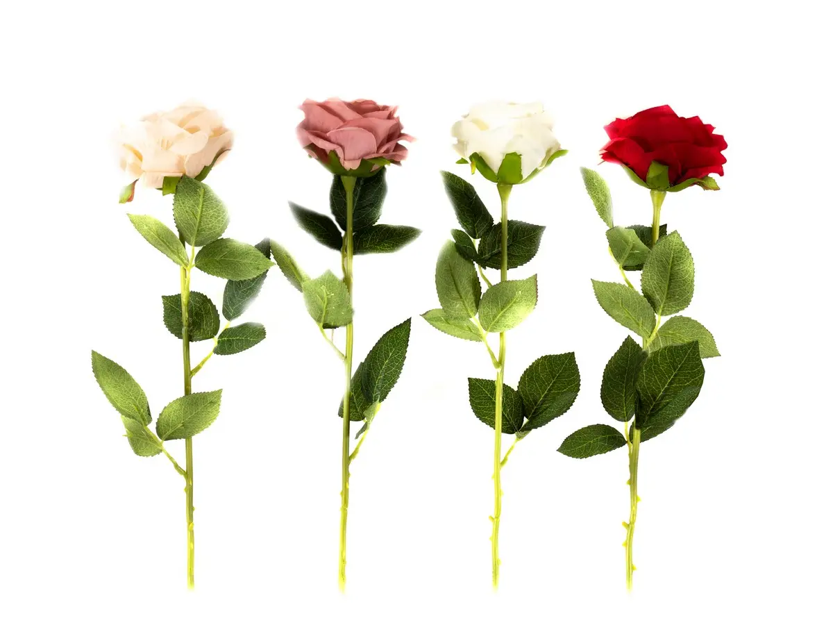 ЦВЕТОК искусственный "Роза" 62*9 см (арт. FLW22001, код 251667)