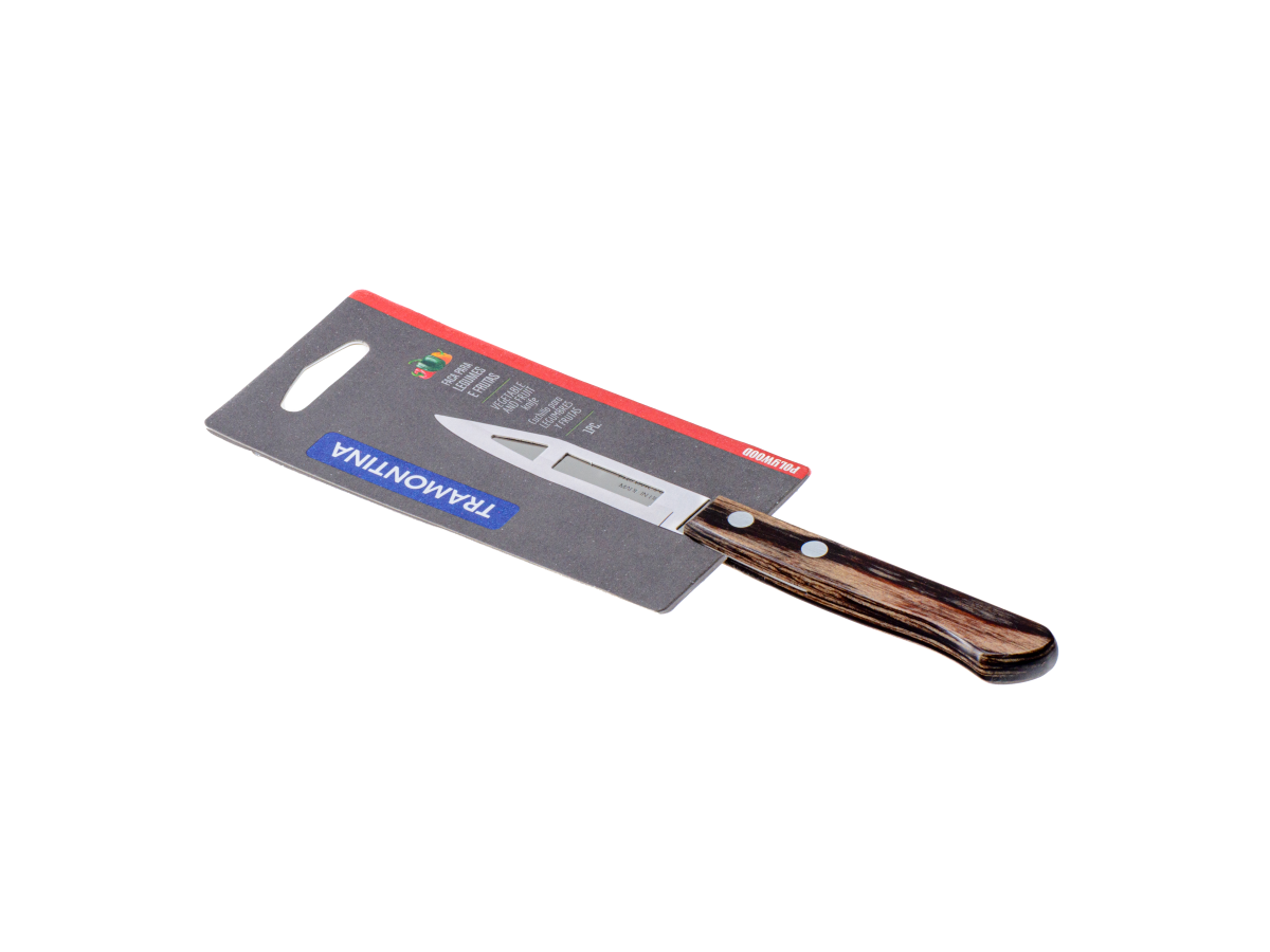 НОЖ металлический для овощей "Polywood" с деревянной ручкой 16,2/7,1 см (арт. 21118193, код 108288)