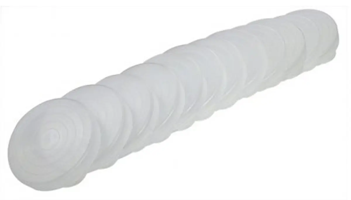 НАБОР КРЫШЕК ДЛЯ БАНОК полиэтиленовых 12 шт. 8,3 см (арт. С23Н, код 781486)