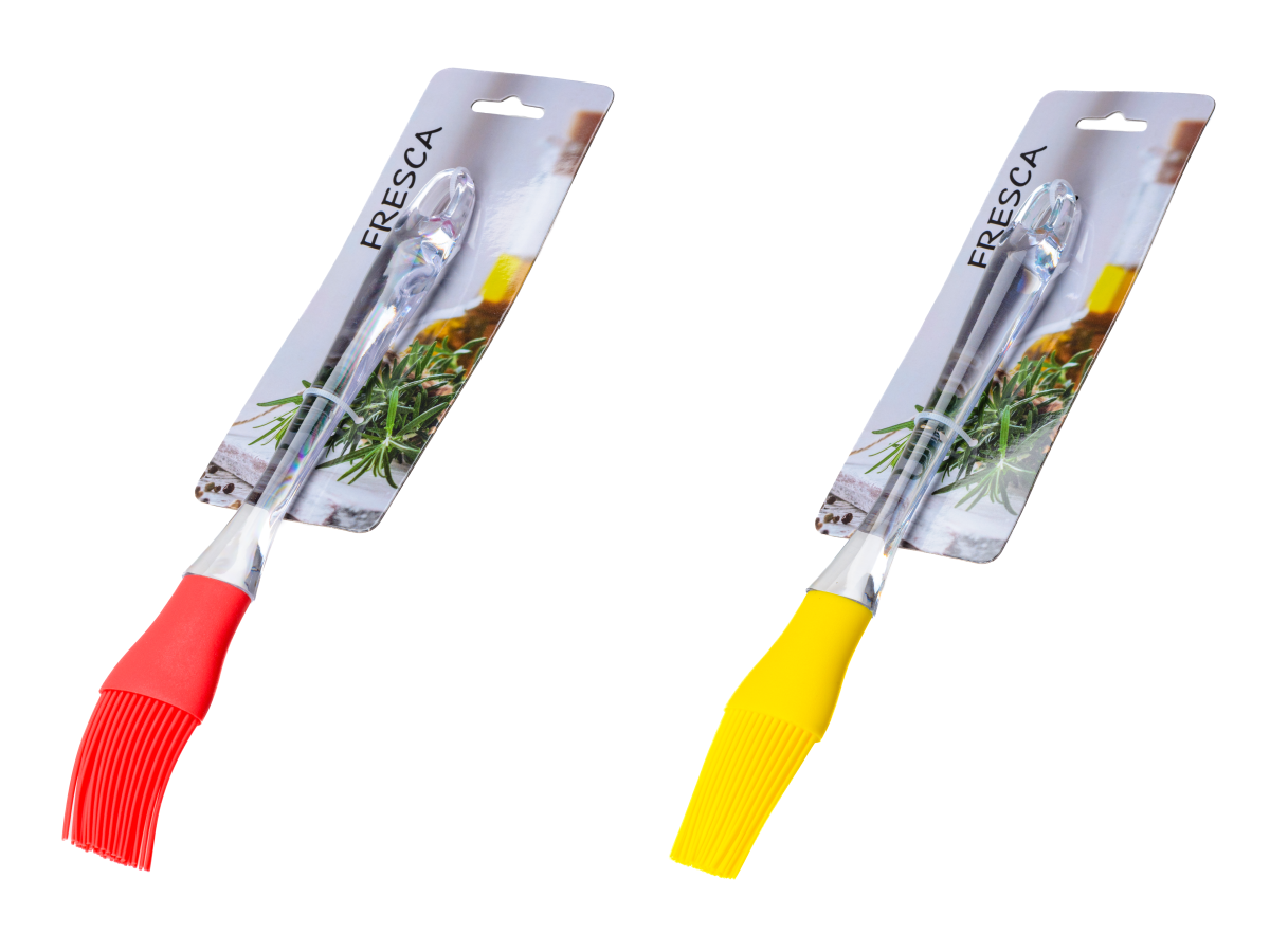 КИСТЬ ДЛЯ ТЕСТА силиконовая с пластмассовой ручкой 25,5 см (арт. 991081, код 185450)