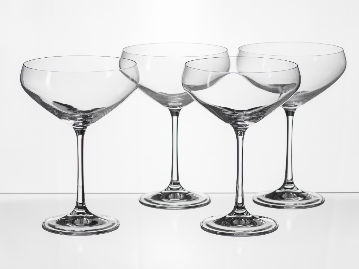 НАБОР БОКАЛОВ ДЛЯ МАРТИНИ стеклянных "Bar" 4 шт. 340 мл (арт. 40750/340, код 667139)