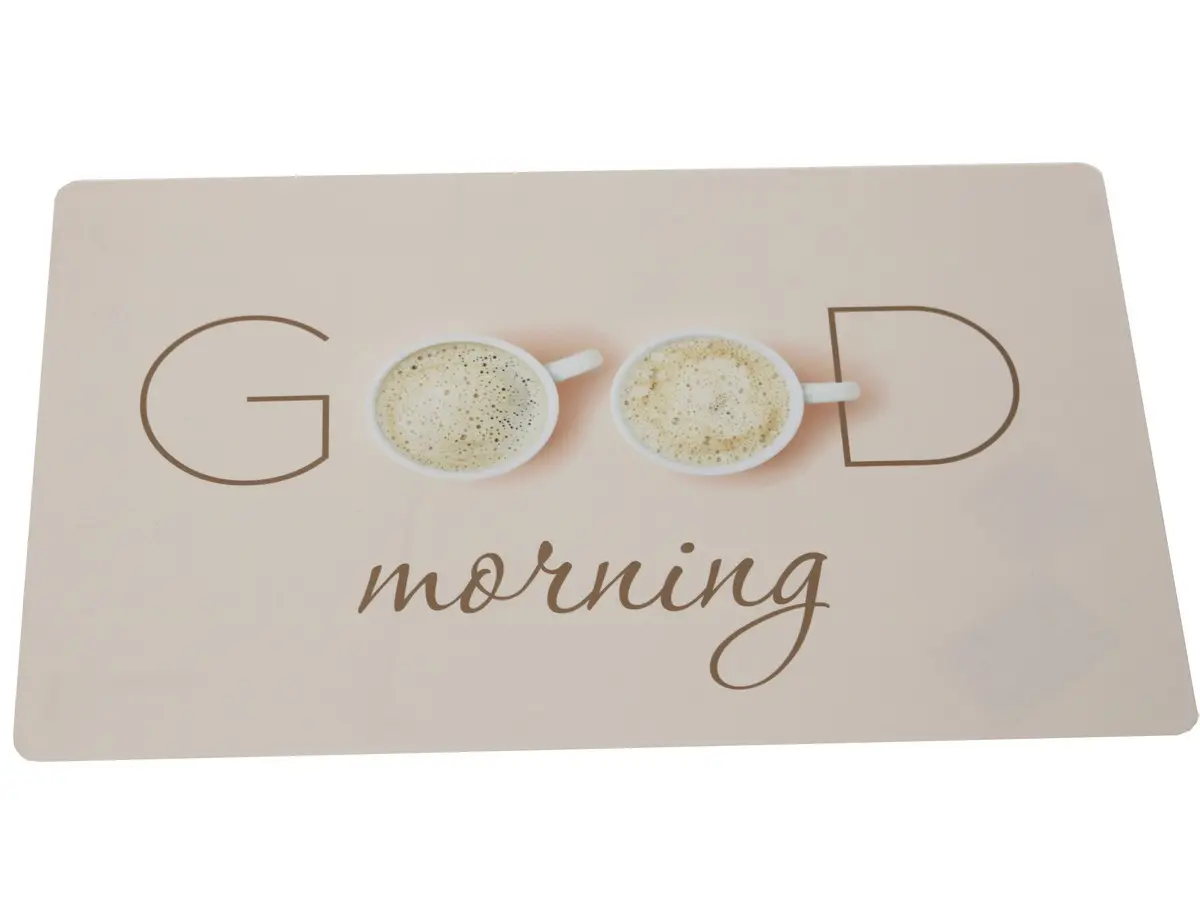 САЛФЕТКА СЕРВИРОВОЧНАЯ поливинилхлорид "Доброе утро" 41*26 см (арт. BB102022, код 859135)