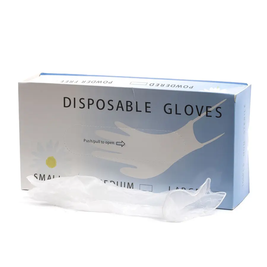 НАБОР ПЕРЧАТОК поливинилхлорид размер М 100 шт. (арт. BB101761, код 217434)