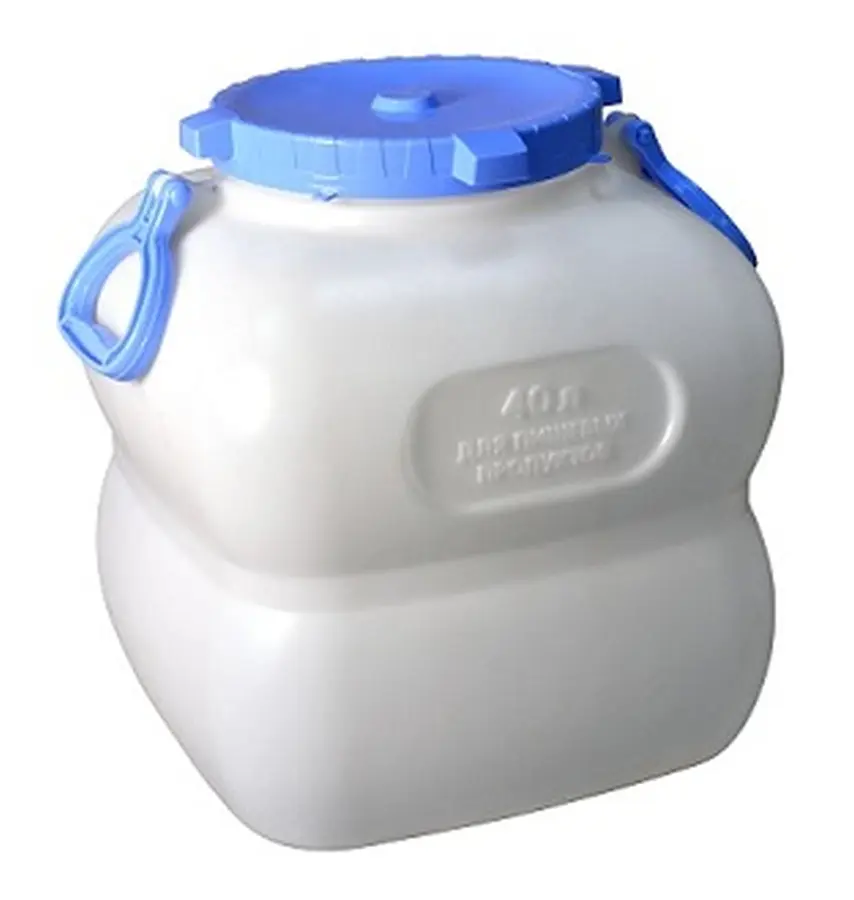 ФЛЯГА пластмассовая "Гранде" с ручками 40 л (арт. С910, код 787464)