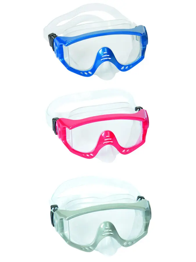 МАСКА ДЛЯ ПОДВОДНОГО ПЛАВАНИЯ пластмассовая (арт. 22044, код 914757)