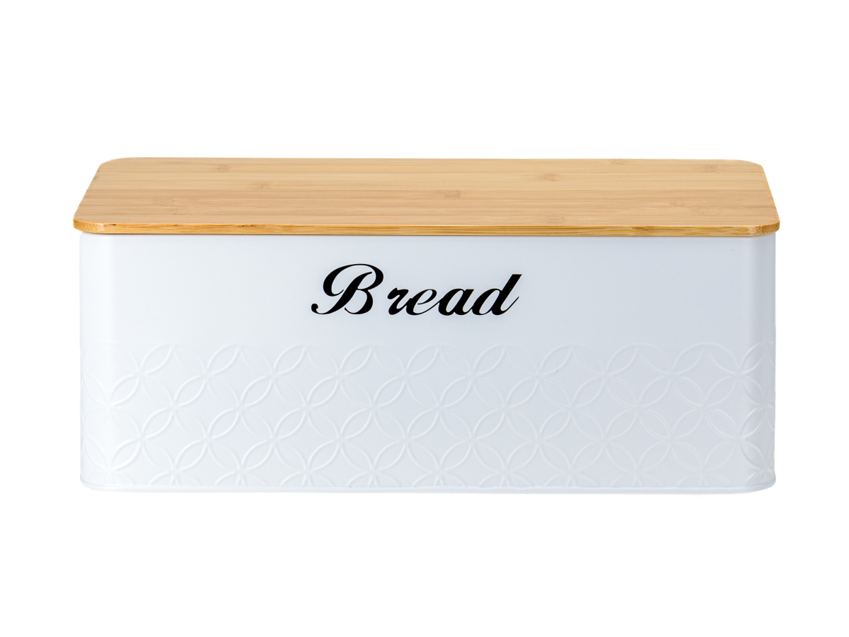 ХЛЕБНИЦА нержавеющая сталь/бамбук 33*18*12 см (арт. GS-03073, код 294640)