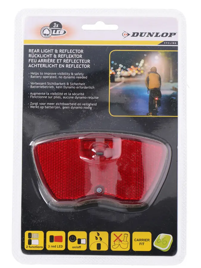 ФАРА ДЛЯ ВЕЛОСИПЕДА пластмассовая 11*6 см (код 076539) (работает от батареек)