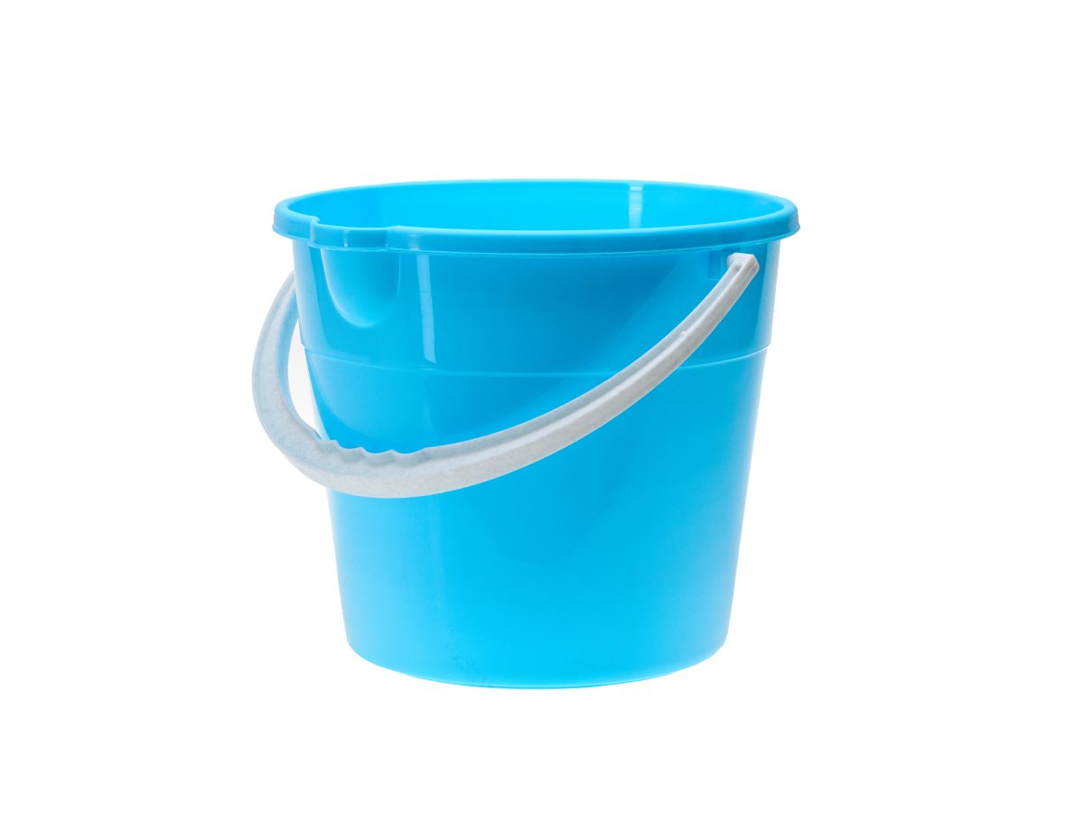 ВЕДРО пластмассовое 10 л/25 см со сливом голубое (арт. MPG0101, код 530101)