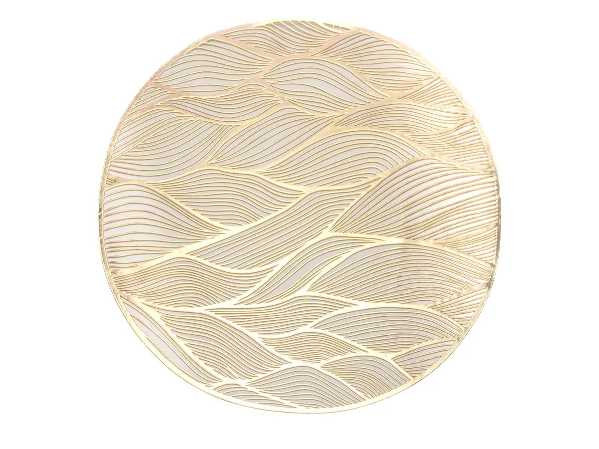 САЛФЕТКА СЕРВИРОВОЧНАЯ пвх "Волны" 38 см (арт. 29826397, код 263622)