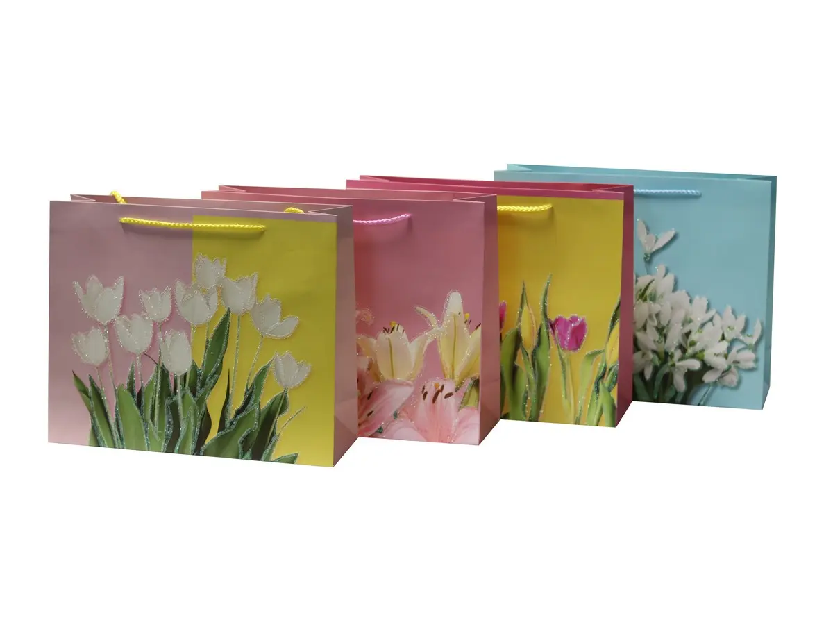 ПАКЕТ ДЛЯ ПОДАРКОВ бумажный 32*26*10 см (арт. PK23506, код 259403)
