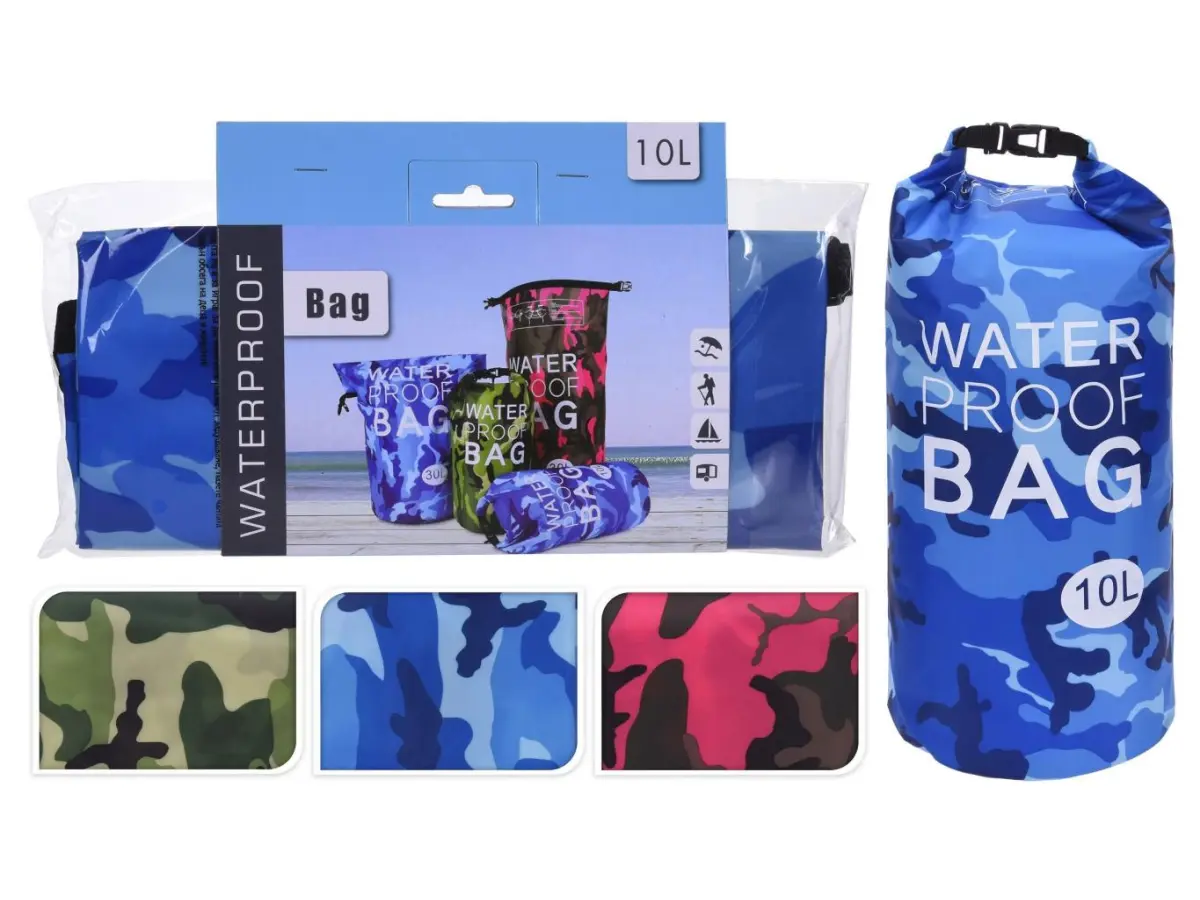 СУМКА водонепроницаемая поливинил 10 л (код 214888)