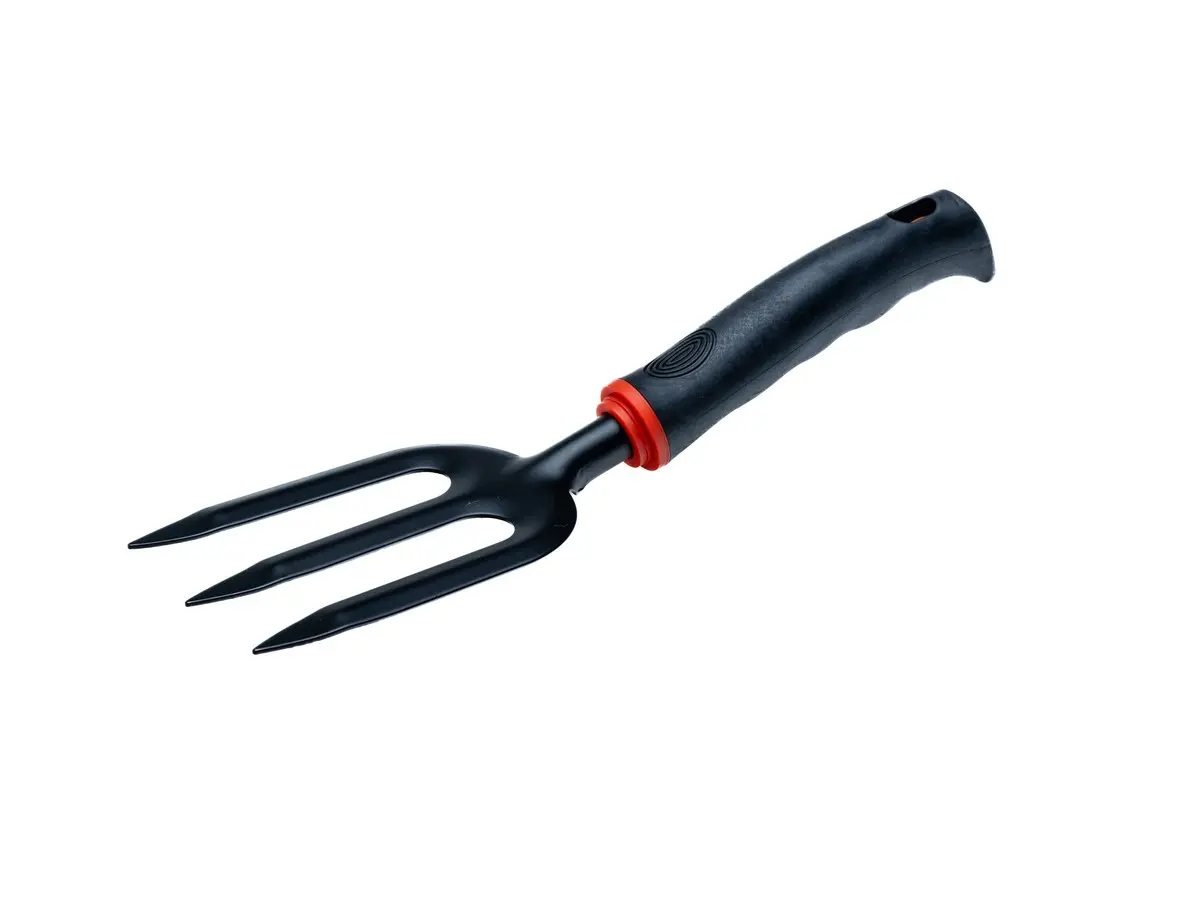 ВИЛЫ САДОВЫЕ металлические с пластмассовой ручкой 28*8,5 см (арт. HE236119, код 268986)