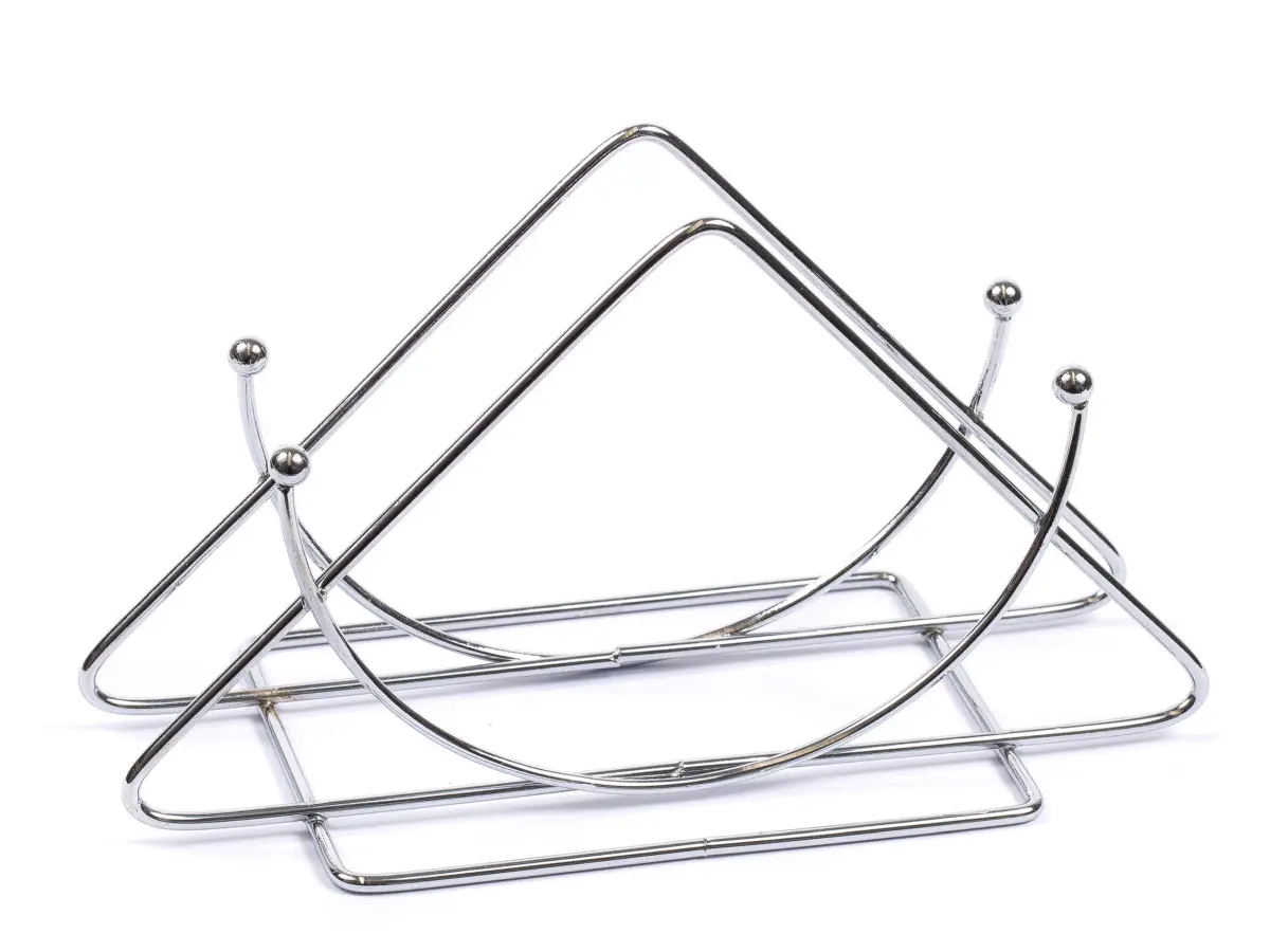 ПОДСТАВКА ДЛЯ САЛФЕТОК металлическая 13*4*8,5 см (арт. 11281741, код 235599)