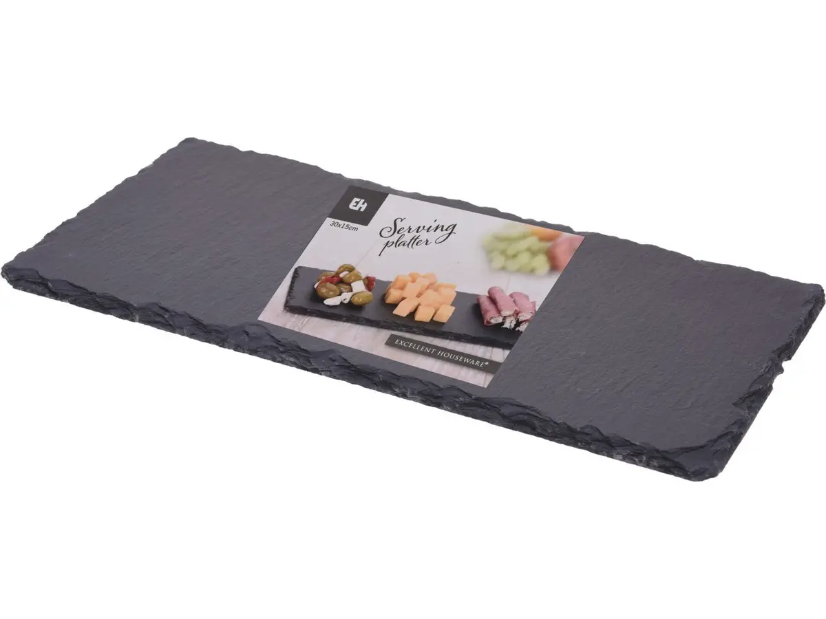 ДОСКА СЕРВИРОВОЧНАЯ сланец 30*15 см (код 588228)