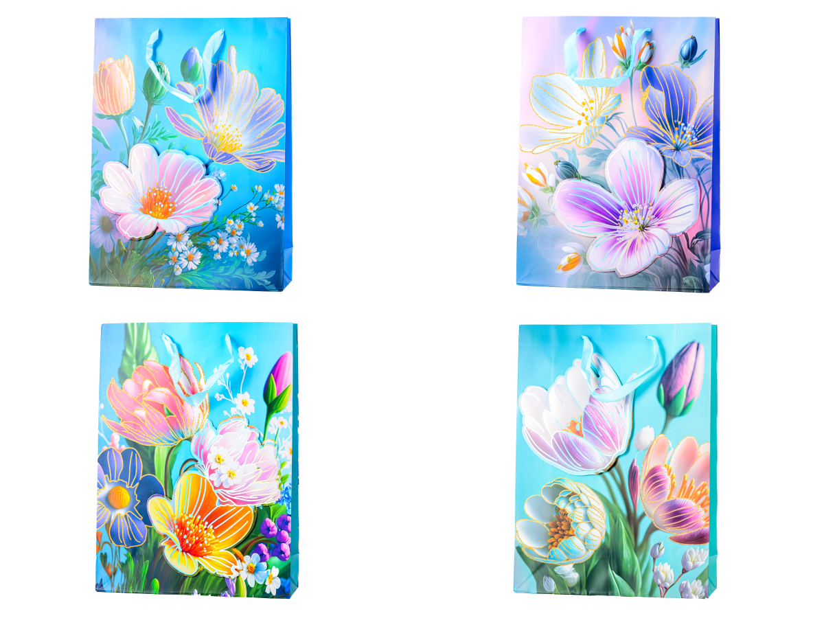 ПАКЕТ ДЛЯ ПОДАРКА бумажный 30*41*11 см (арт. LPD1589, код 286652)