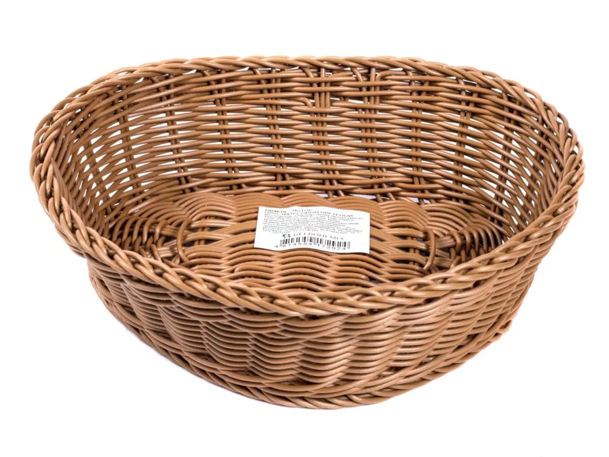 ЛОТОК пластмассовый плетеный 20*23*7 см (арт. DR4019, код 172924)