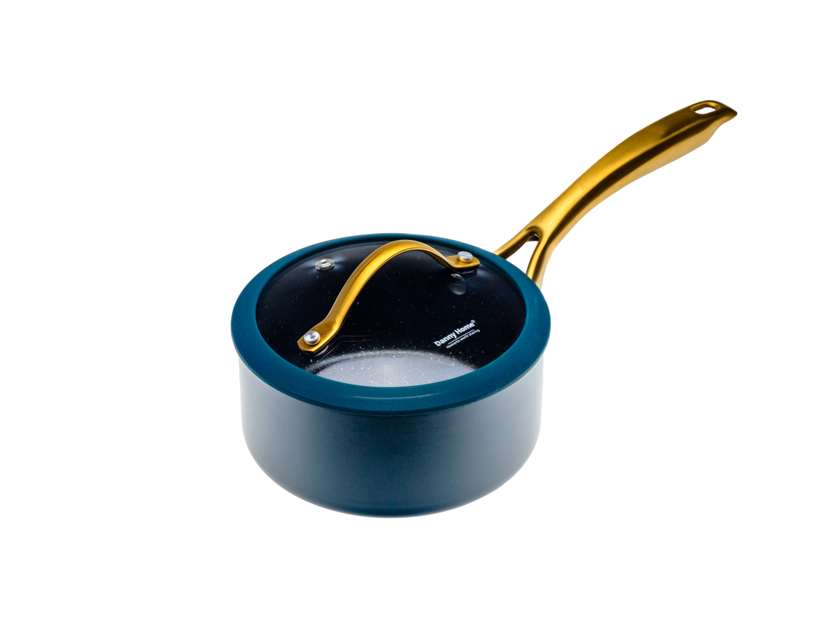 СОТЕЙНИК алюминиевый с антипригарным покрытием с крышкой 1,4 л/16*7,5 см (арт. MO-005-16, код 282005)