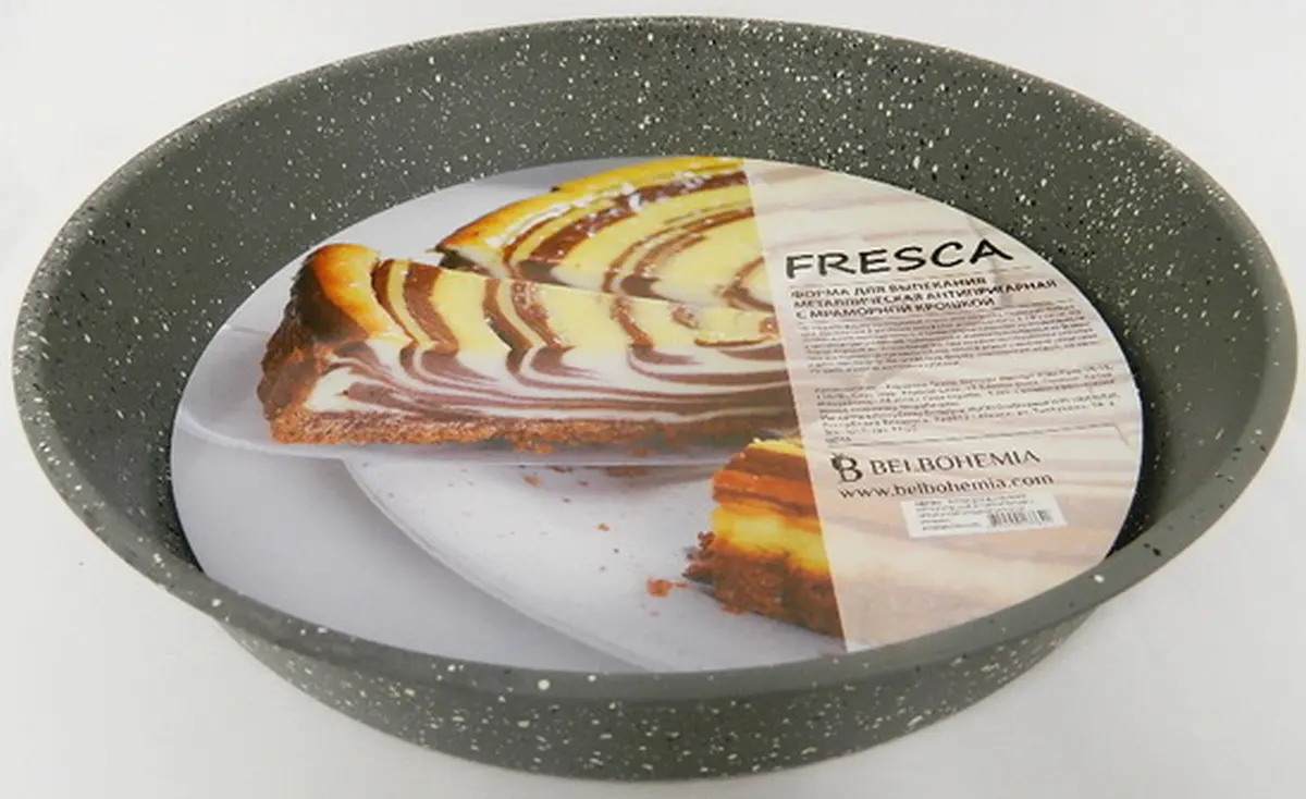 ФОРМА ДЛЯ ВЫПЕКАНИЯ металлическая антипригарная с мраморной крошкой 29*4,8 см (арт. CB01060, код 133642)